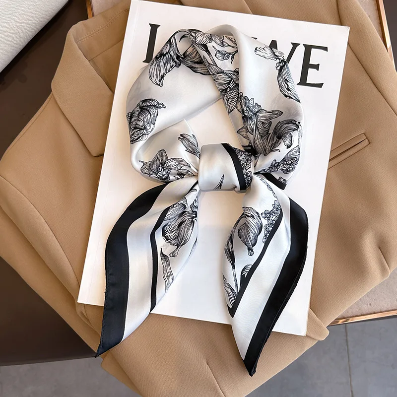 Scarf Silk Square - 70*70cm sciarpa quadrata di seta con
