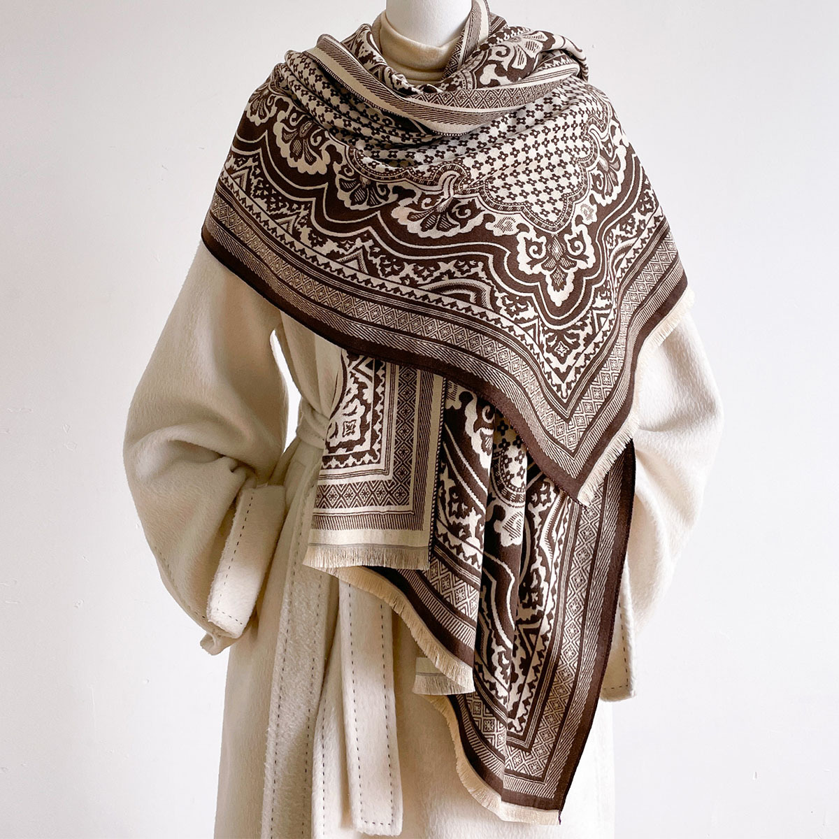 Sciarpa in finta cashmere per  - Pashmina Wrap Large recensione e prezzo