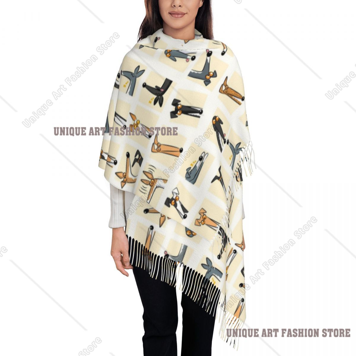 Sciarpa con nappe da donna Hea - Pashmina Wrap Large recensione e prezzo