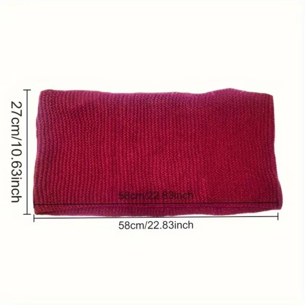 Sciarpa a Collo Alto a Tinta U - Infinity Scarf Knit recensione e prezzo