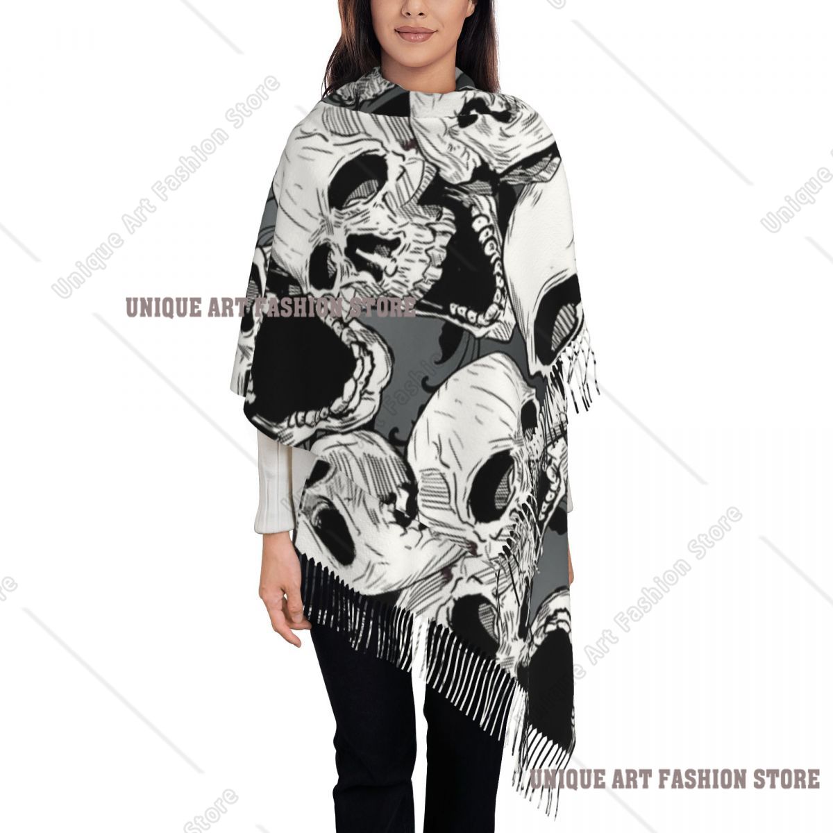 Sciarpa da donna con nappa, te - Pashmina Wrap Large recensione e prezzo